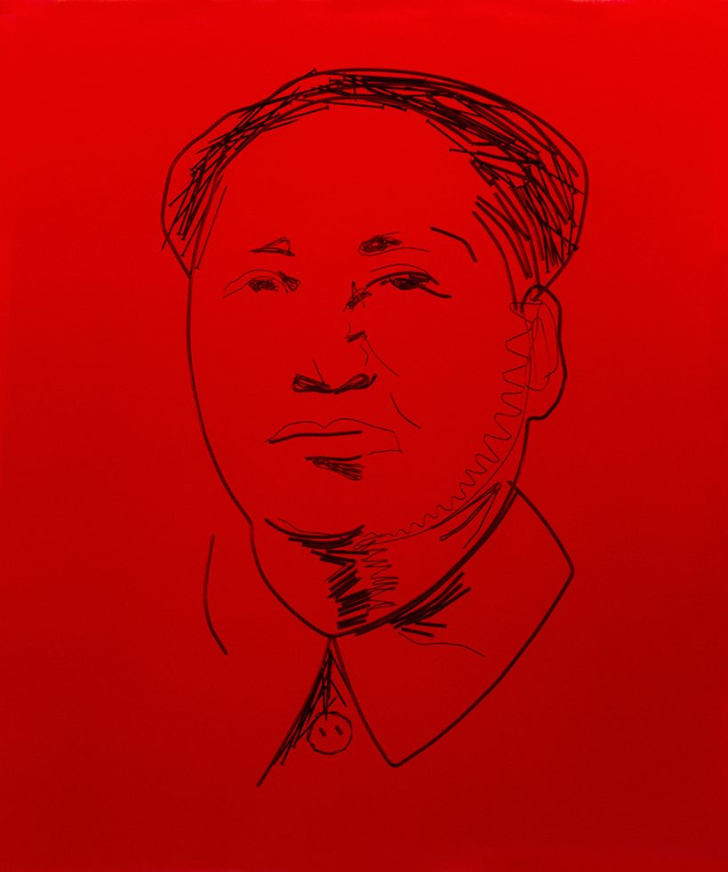 Study for Mao by Vik Muniz