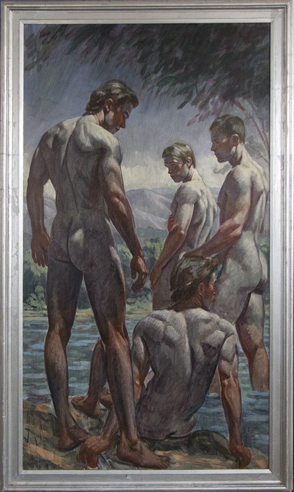 [Bruce Sargeant (1898-1938)] Four Men at Lake by Mark Beard