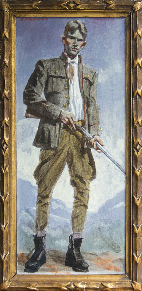 [Bruce Sargeant (1898-1938)] Young Hunter (Man with Gun) by Mark Beard