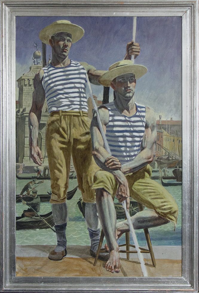 [Bruce Sargeant (1898-1938)] Two Gondoliers by Mark Beard