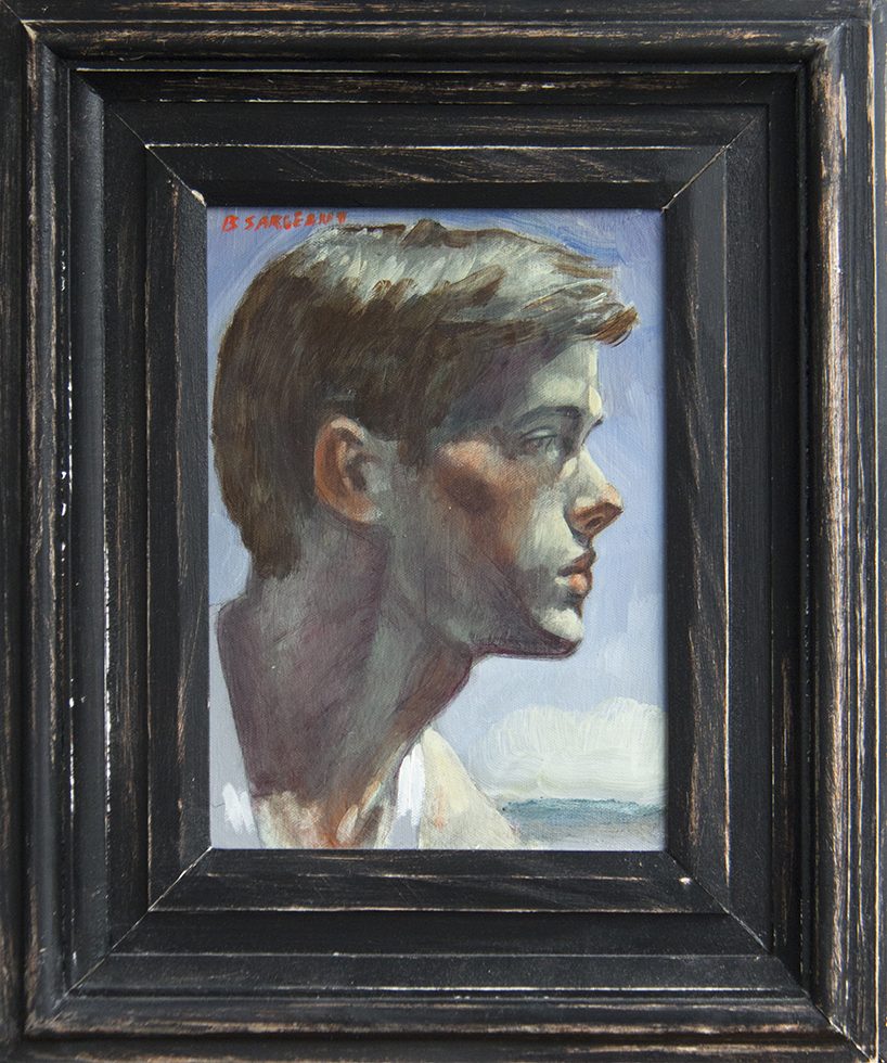 Mark Beard, [Bruce Sargeant] Young Man in Profile by 