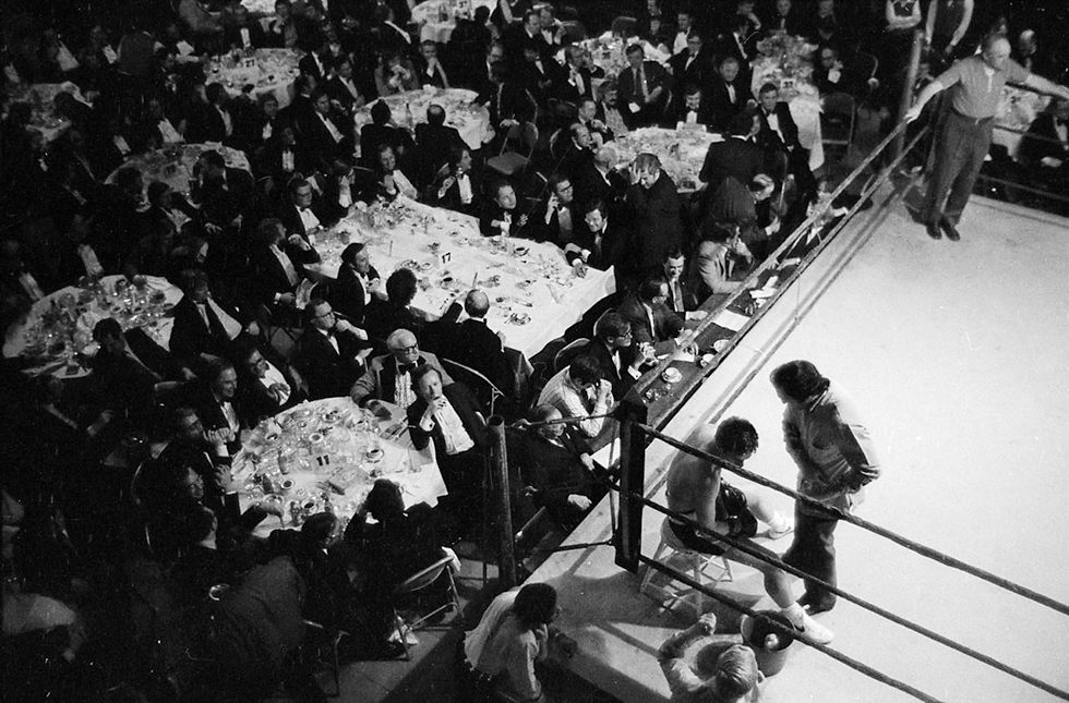 Boxing at the Harvard Club by Henry Horenstein