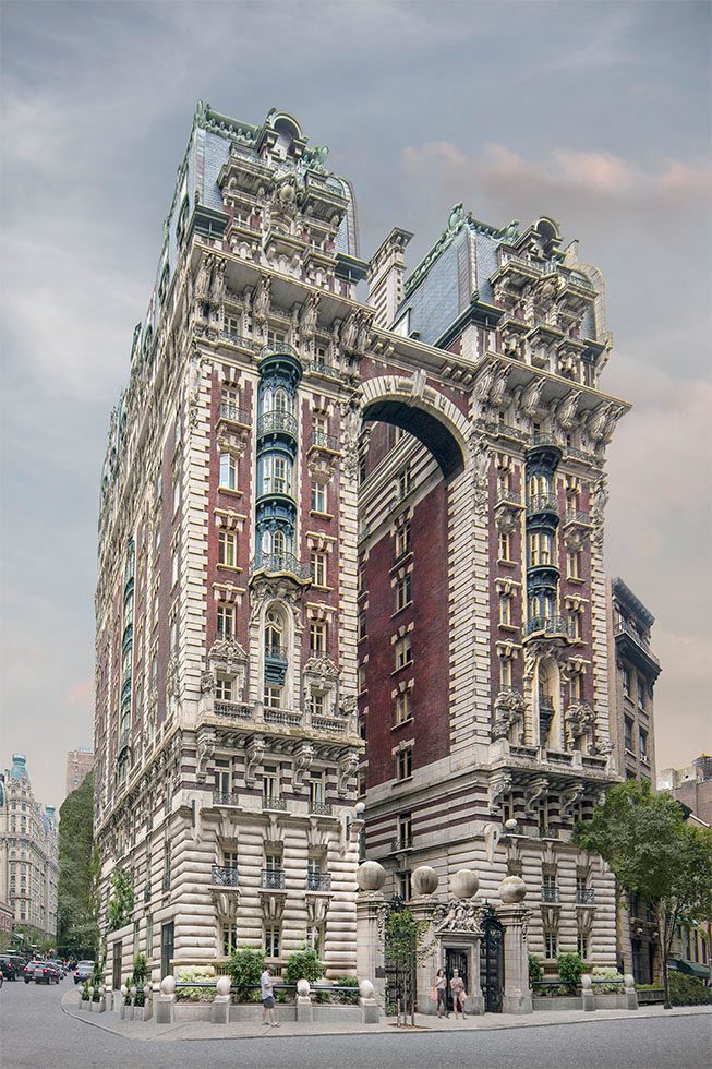 A photograph of two residential. Buildings on the upper west side