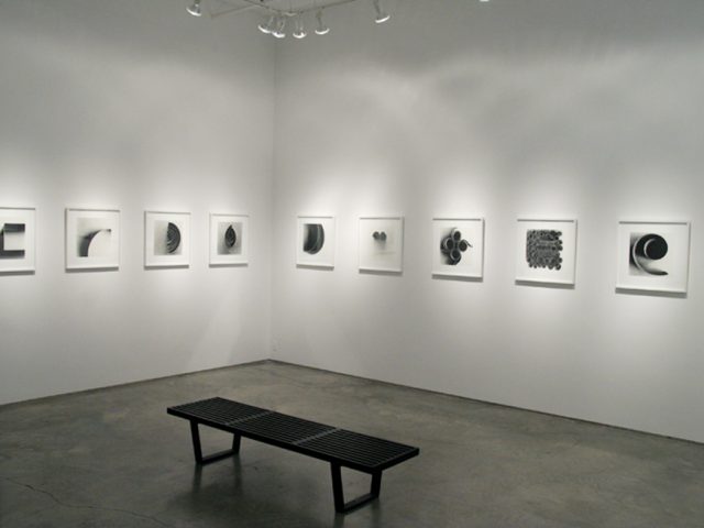 Ion Zupcu, New works on paper, installation shot 1