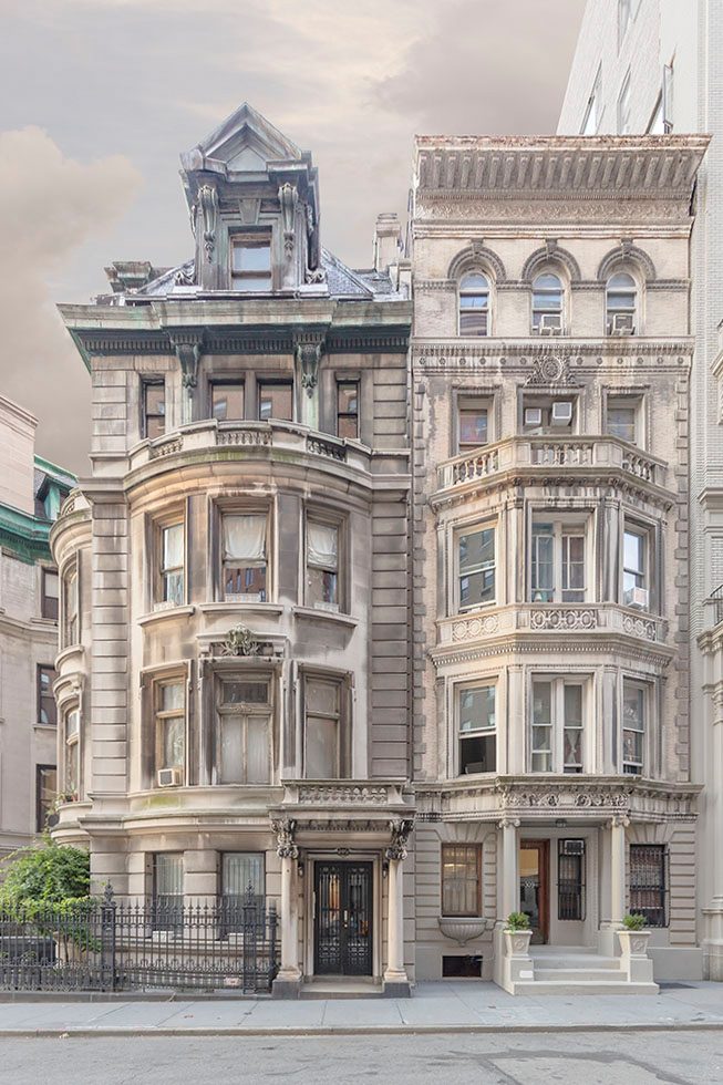 A photograph of two residential. Buildings on the upper west side