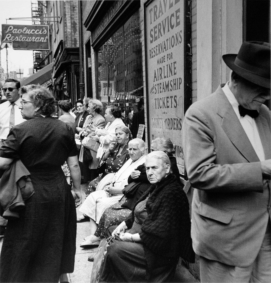 San Gennaro, Outside of Paolucci’s Restaurant by Arthur King