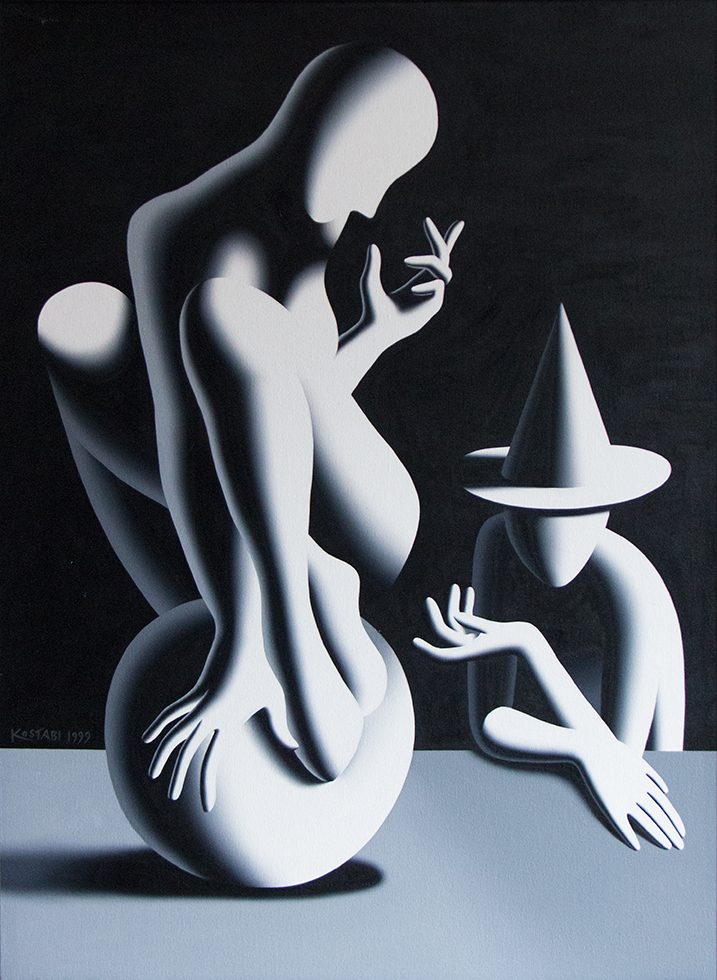 The Sphere of Reason by Mark Kostabi