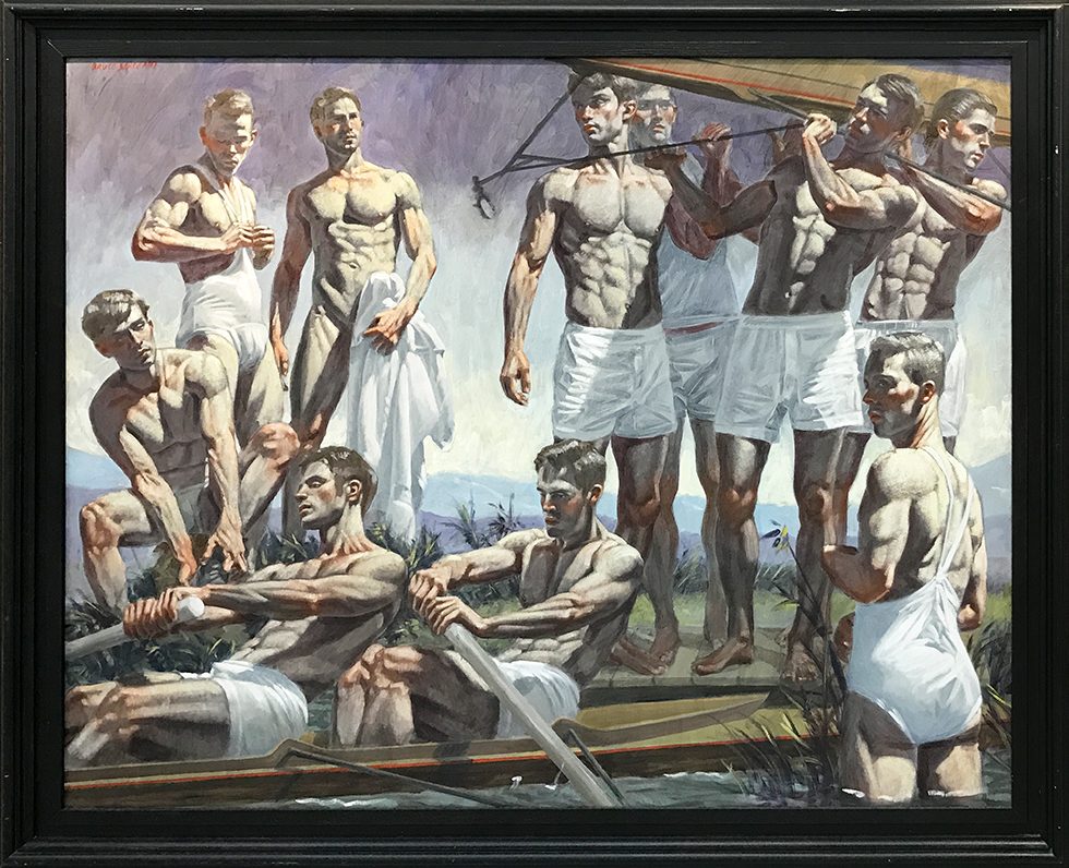 [Bruce Sargeant (1898-1938)] Rowing Team by Mark Beard