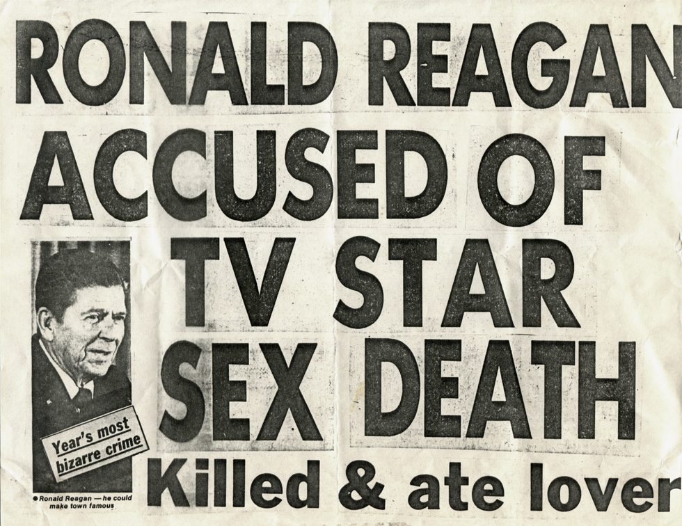 Ronald Reagan Accused of TV Star Sex Death by Keith Haring