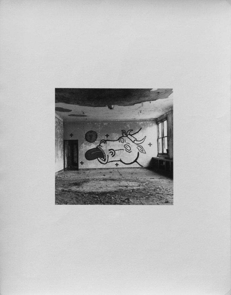 David Wojnarowicz’s Wall Drawing at Pier 34 by Peter Hujar