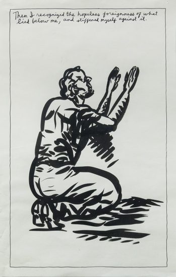 Pettibon, Untitled (Then I recognized...)