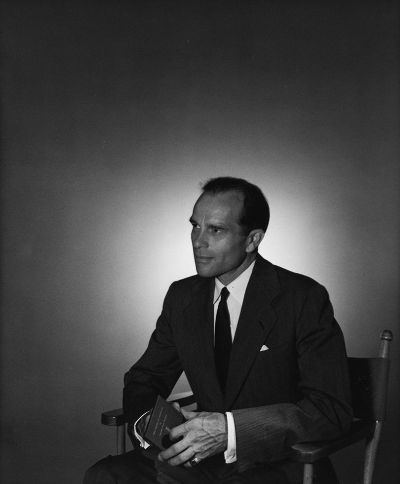 Portrait of Monroe Wheeler by George Platt Lynes