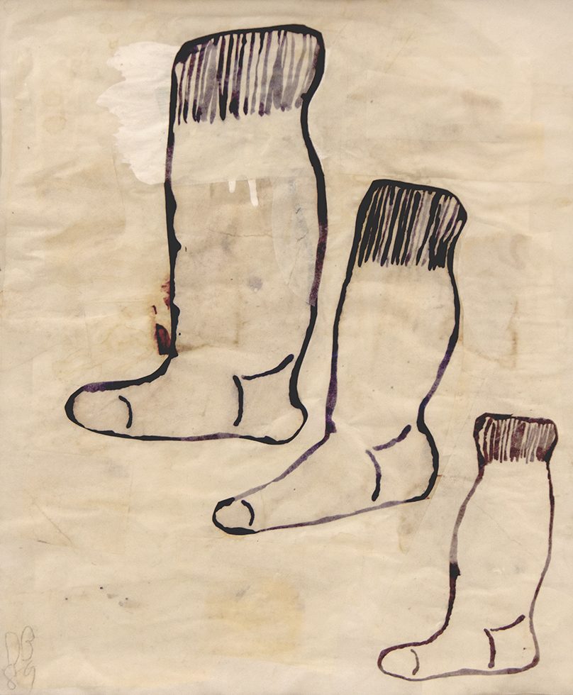 Untitled (Socks) by Donald Baechler