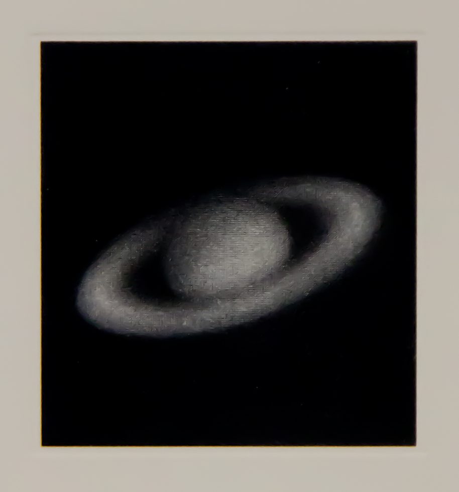 Vija Celmins, Untitled (Saturn), 1985 by 