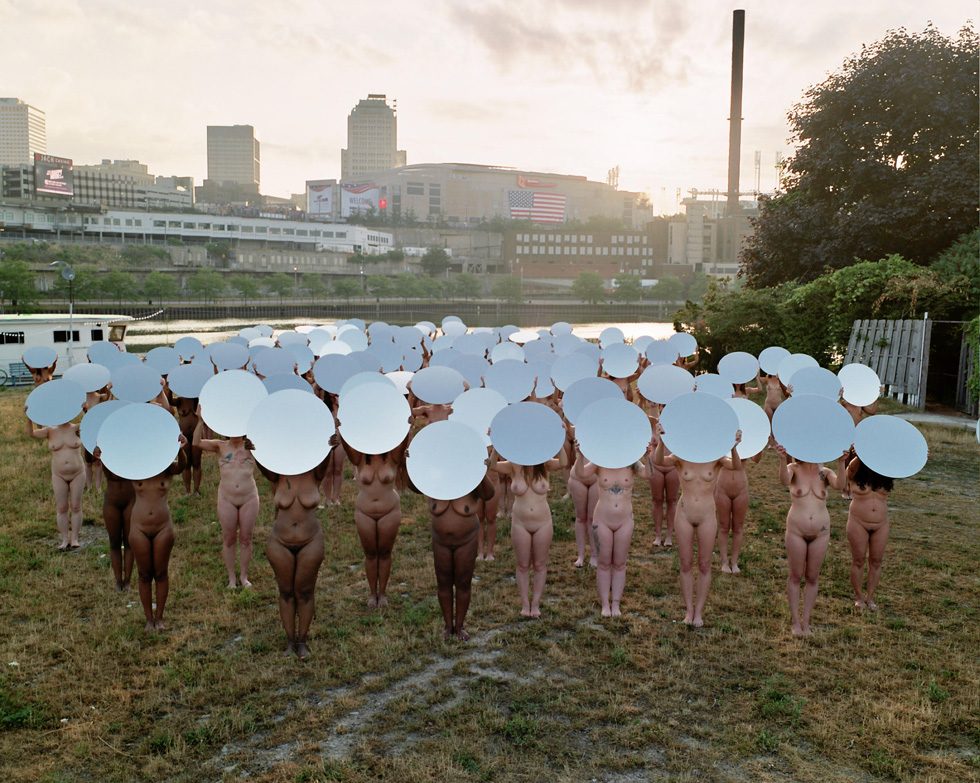 Spencer Tunick, “Cleveland 1 (Republican National Convention)” by Spencer Tunick