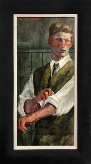 Mark Beard, [Bruce Sargeant (1898-1938)] Boy Rolling Sleeves