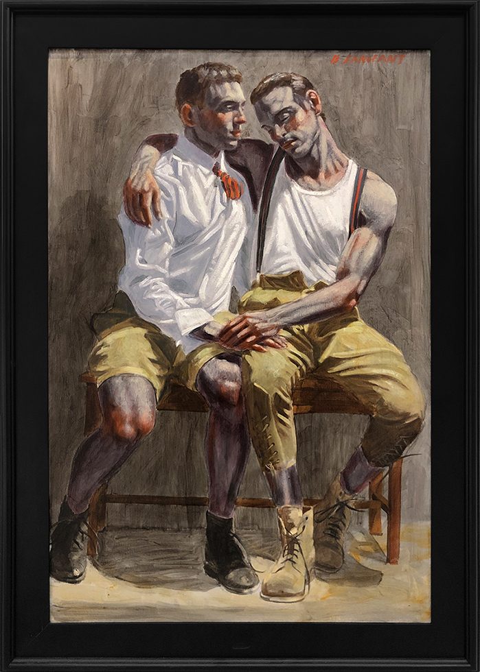 [Bruce Sargeant (1898-1938)] Two Friends Sitting Together by Mark Beard