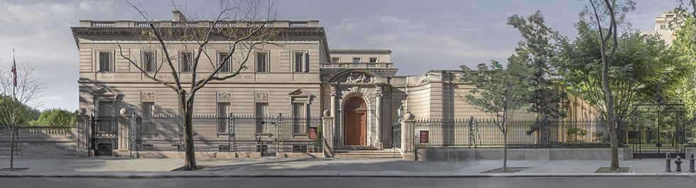 A photograph of the Frick Collection, an art museum on the Upper East Side of New York City