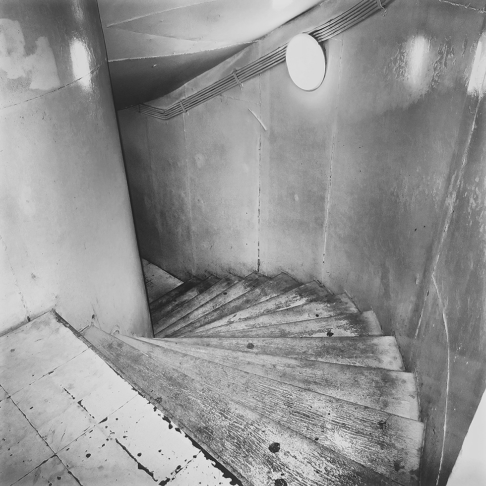 Staircase to Bunker Tunnels, Unification Palace by Victor Cobo