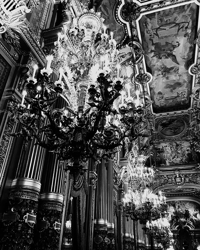 Opera House Chandelier Heaven by Victor Cobo