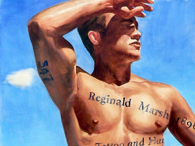 Jack Balas, Reginald Marsh: Tattoo and a Haircut (#547)