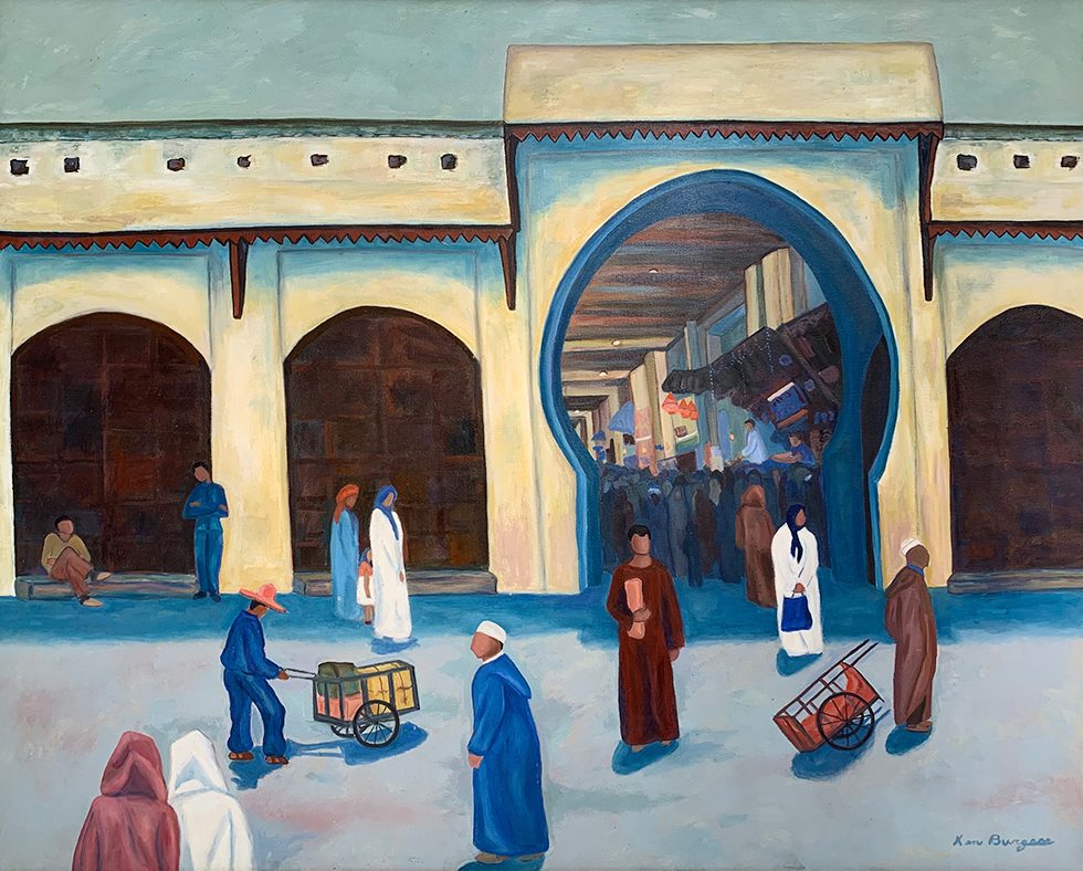 A Square Outside Meknes by Kenny Burgess