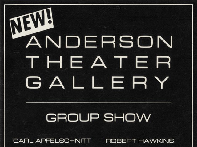 Greer Lankton, Invitation to group show at Anderson Theater Gallery