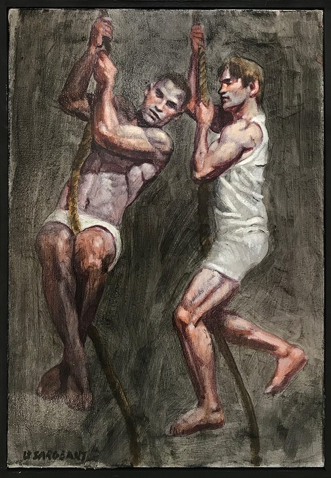 [Bruce Sargeant (1898-1938)] Two Men on Ropes by Mark Beard