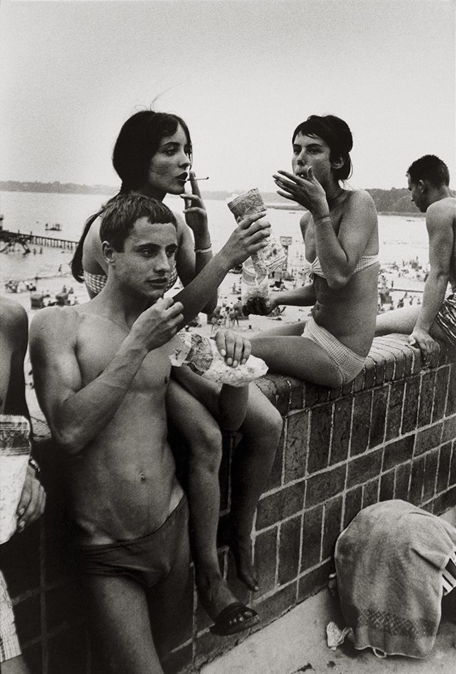 Stöffie, Magda, and Evi with Popcorn, Berlin, Germany by Will McBride