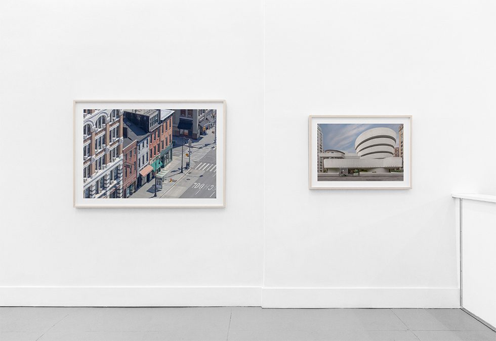 A photograph of Marc Yankus exhibit on display at Clamp