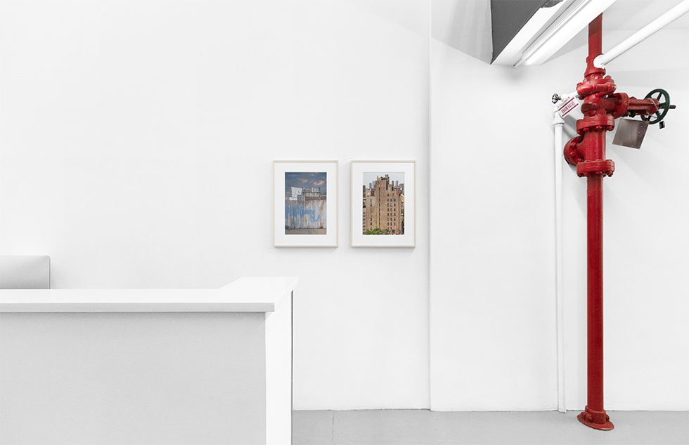 A photograph of Marc Yankus exhibit on display at Clamp