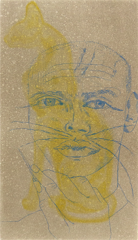 Untitled (Self Portrait as a Cat) by Francesco Clemente