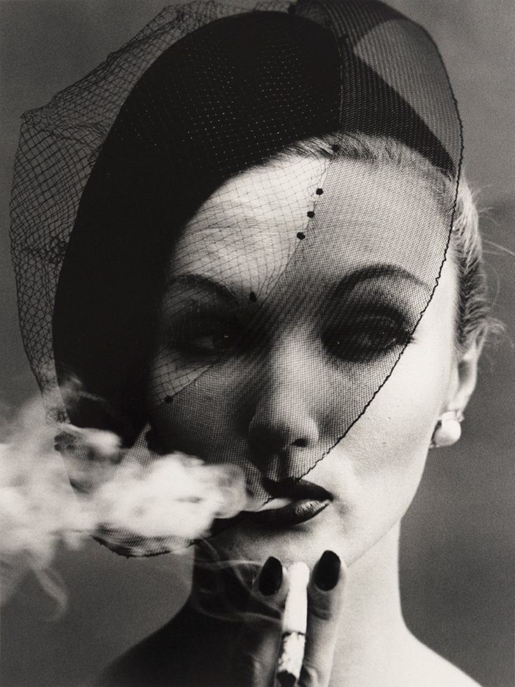 Smoke and Veil, Paris (Vogue) by William Klein