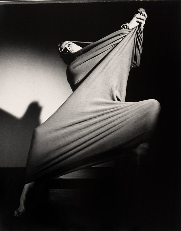 Martha Graham (Lamentation) by Barbara Morgan