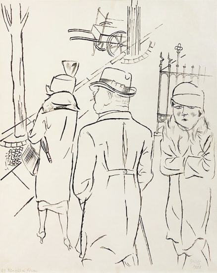 George Grosz, Berlin Street Scene