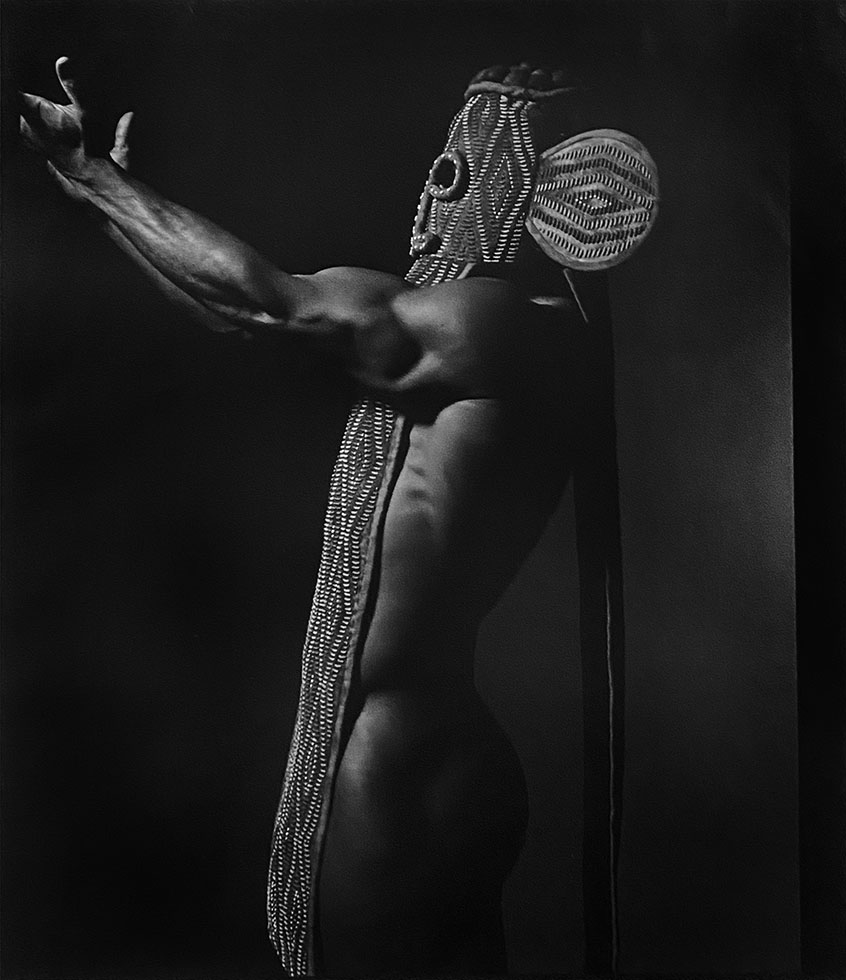 Len Prince, “Nigel with Mask, Pos. II” by Len Prince