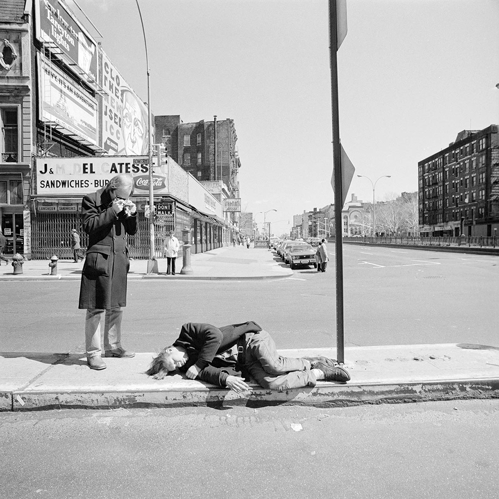 Photographing on the Bowery by Meryl Meisler