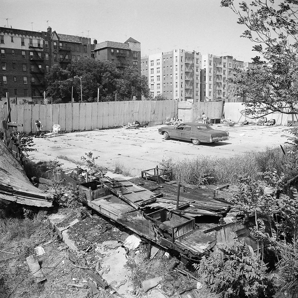 Sun Bathers, Brighton Beach Parking Lot by Meryl Meisler