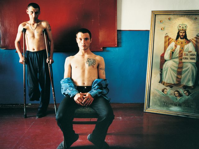 Michal Chelbin, Religion Class, Men's Prison, Ukraine