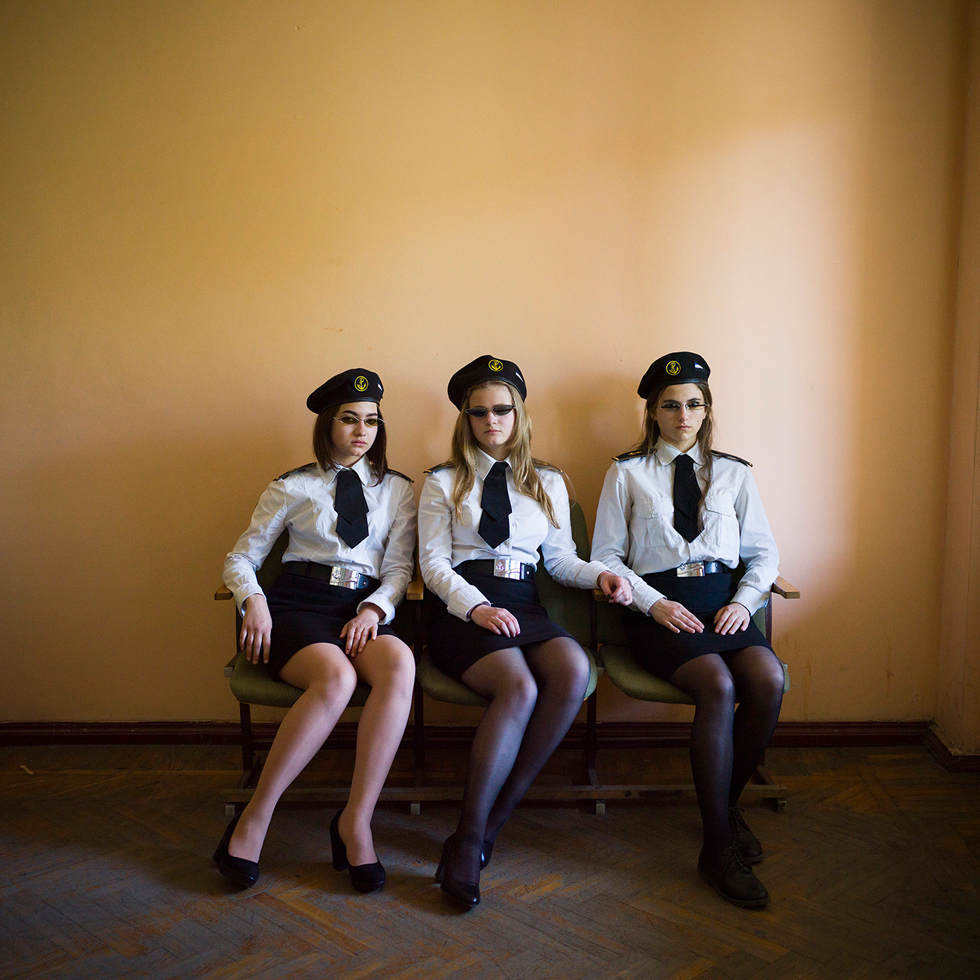 Three Cadets (II) by Michal Chelbin