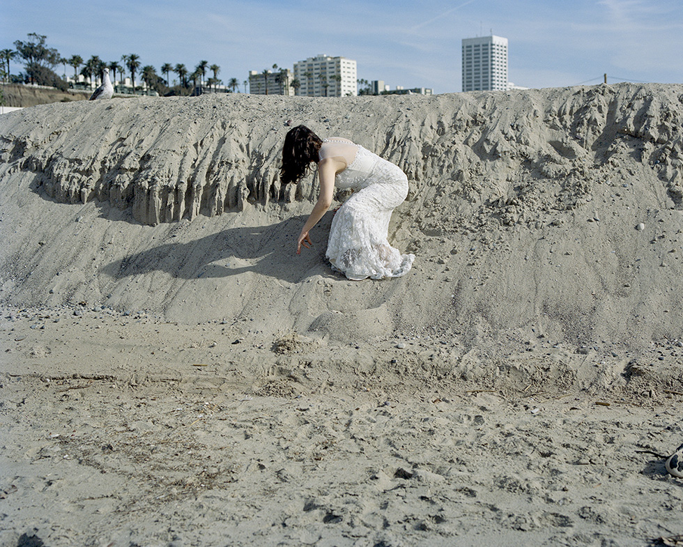 Lily Colman “Within Reach (Self-portrait on dunes)” by Lily Colman