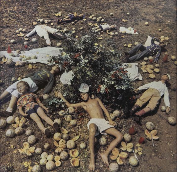 Click for sizes / editions / prices. Bernard Faucon, Siesta après un festin de melons, 1987
