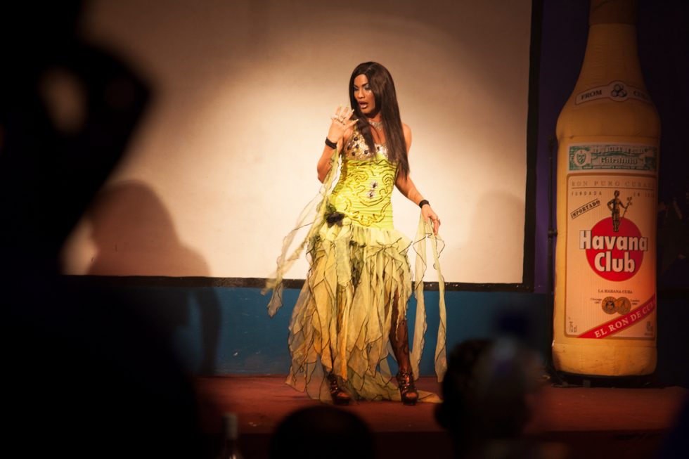 Performer at the Las Vegas Club, Havana by Mariette Pathy Allen