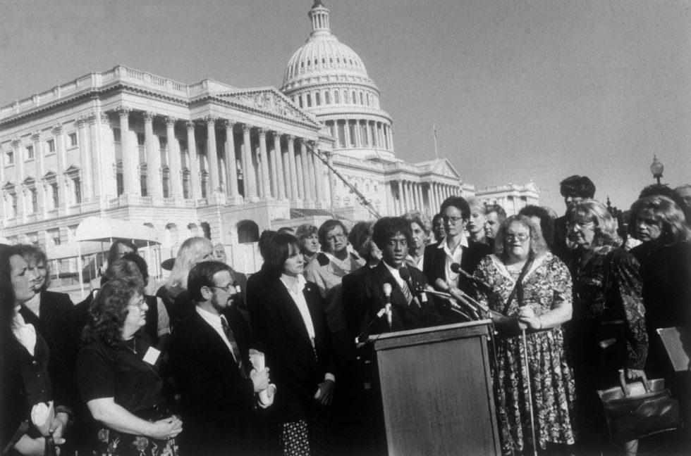 Dawn Wilson, Speaking at the Press Conference at the First “Transgender Lo by Mariette Pathy Allen