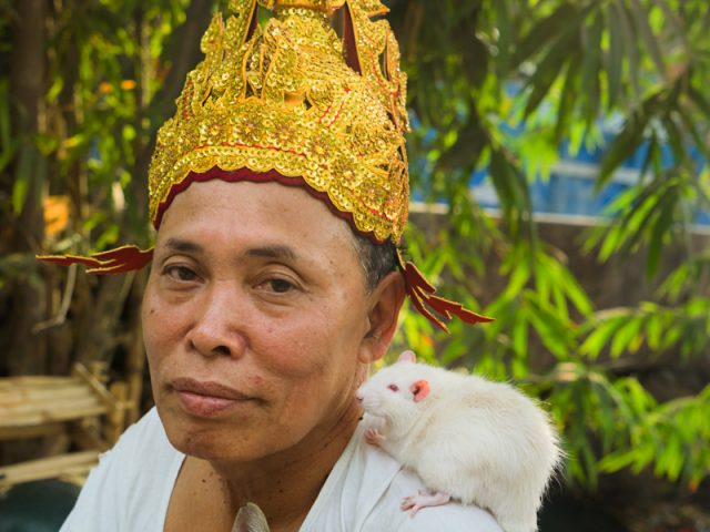 Mariette Pathy Allen, U Lin Lin, one of the most famous nat kadaw in Mandalay...