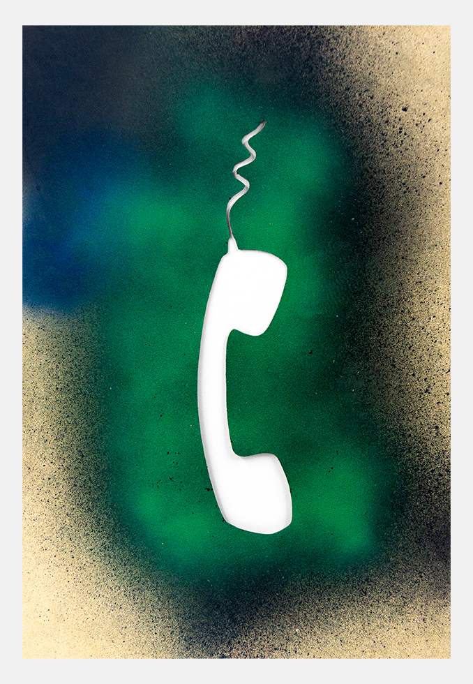 Jane Bauman, Green Phone by Jane Bauman