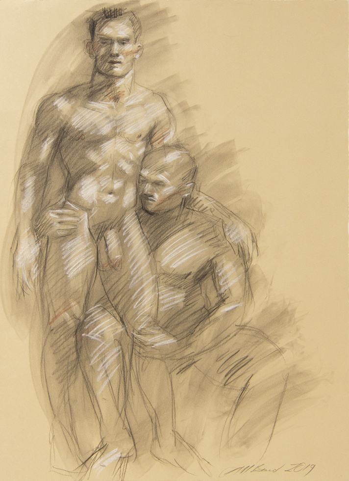 Untitled (Two Nudes) by Mark Beard