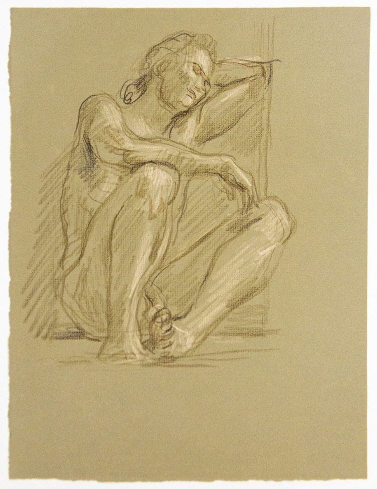 Resting Male Nude by Paul Cadmus