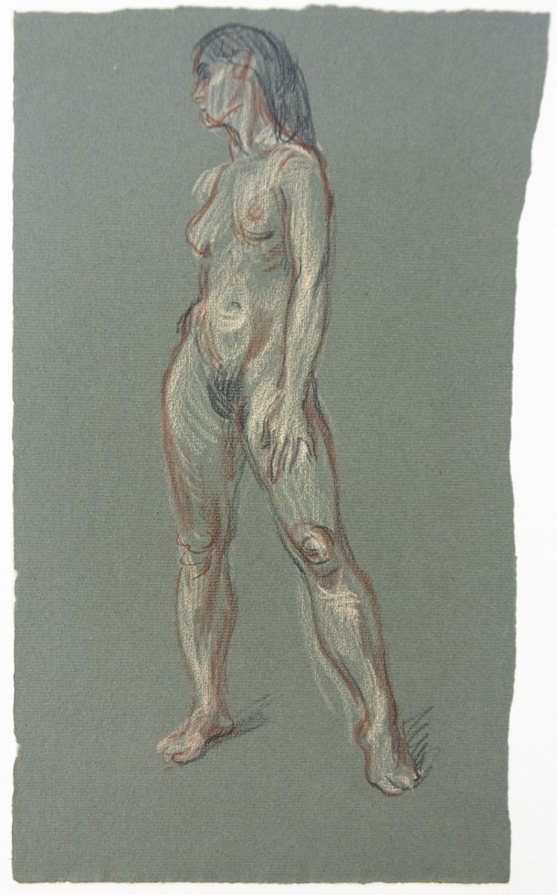 Standing Female Nude by Paul Cadmus