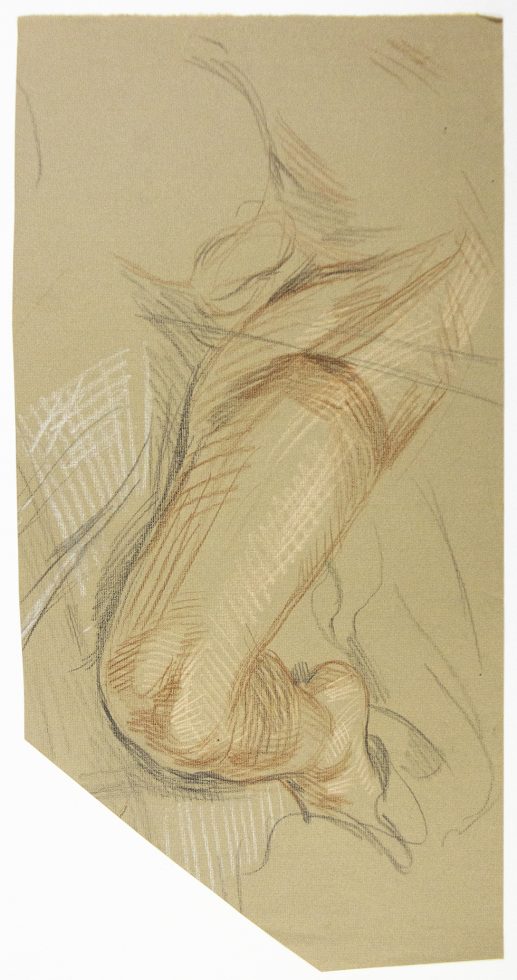 Study of a Man’s Leg by Paul Cadmus